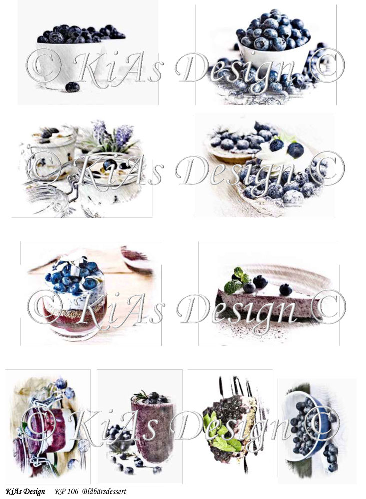 KD Klippark 106 Blåbärsdessert