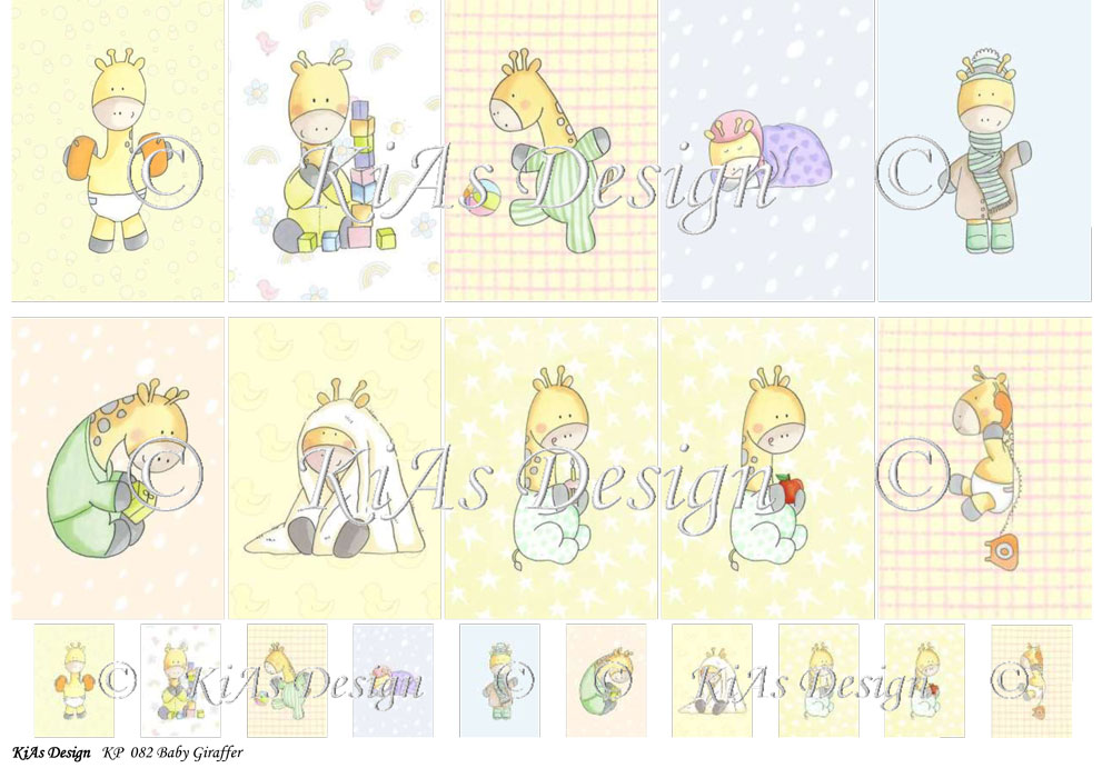 KD Klippark 082 Baby Giraffer 
