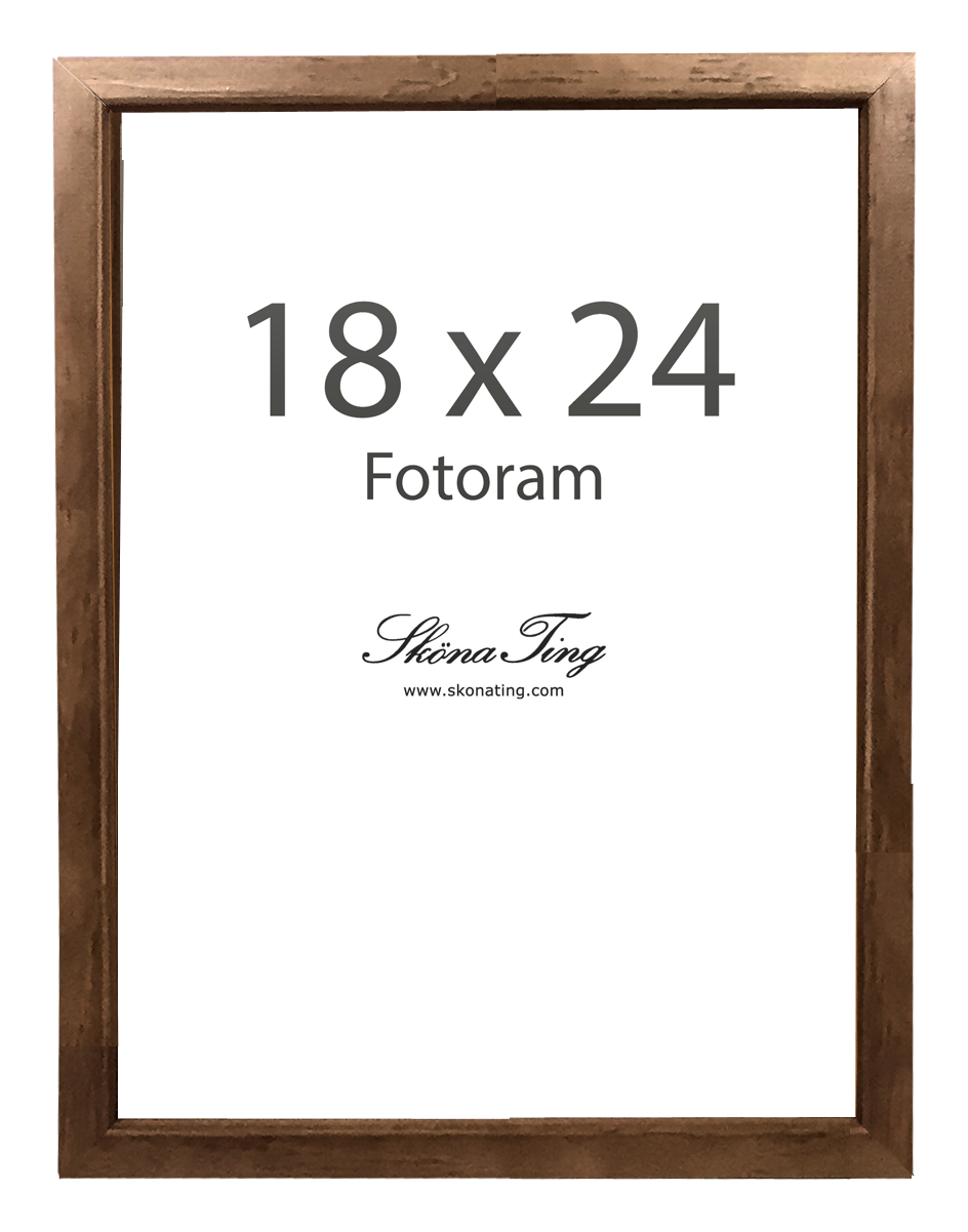 TRÄRAM 18X24 VALNÖTSFÄRGAD