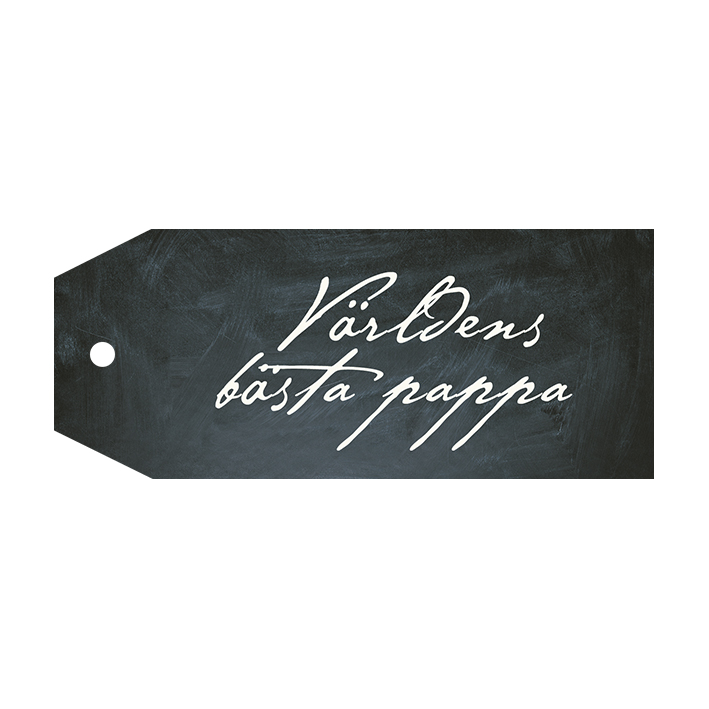 GIFTTAG- VÄRLDENS BÄSTA PAPPA