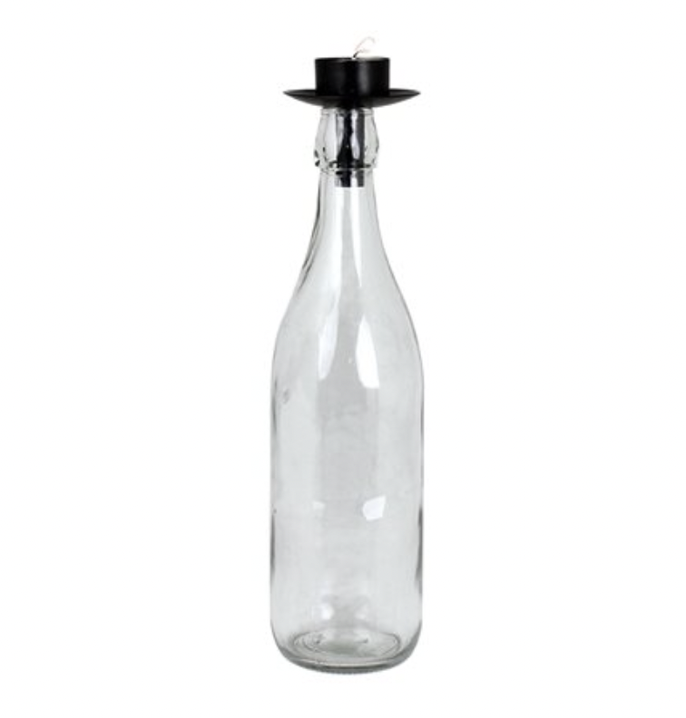 Tealight holder from STRÖMSHAGA black