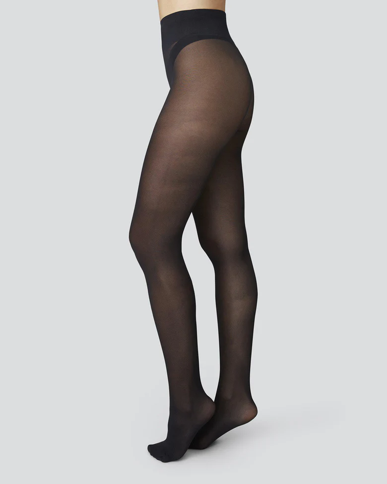 Strumpbyxor "Svea" 30 denier Black - Swedish Stockings