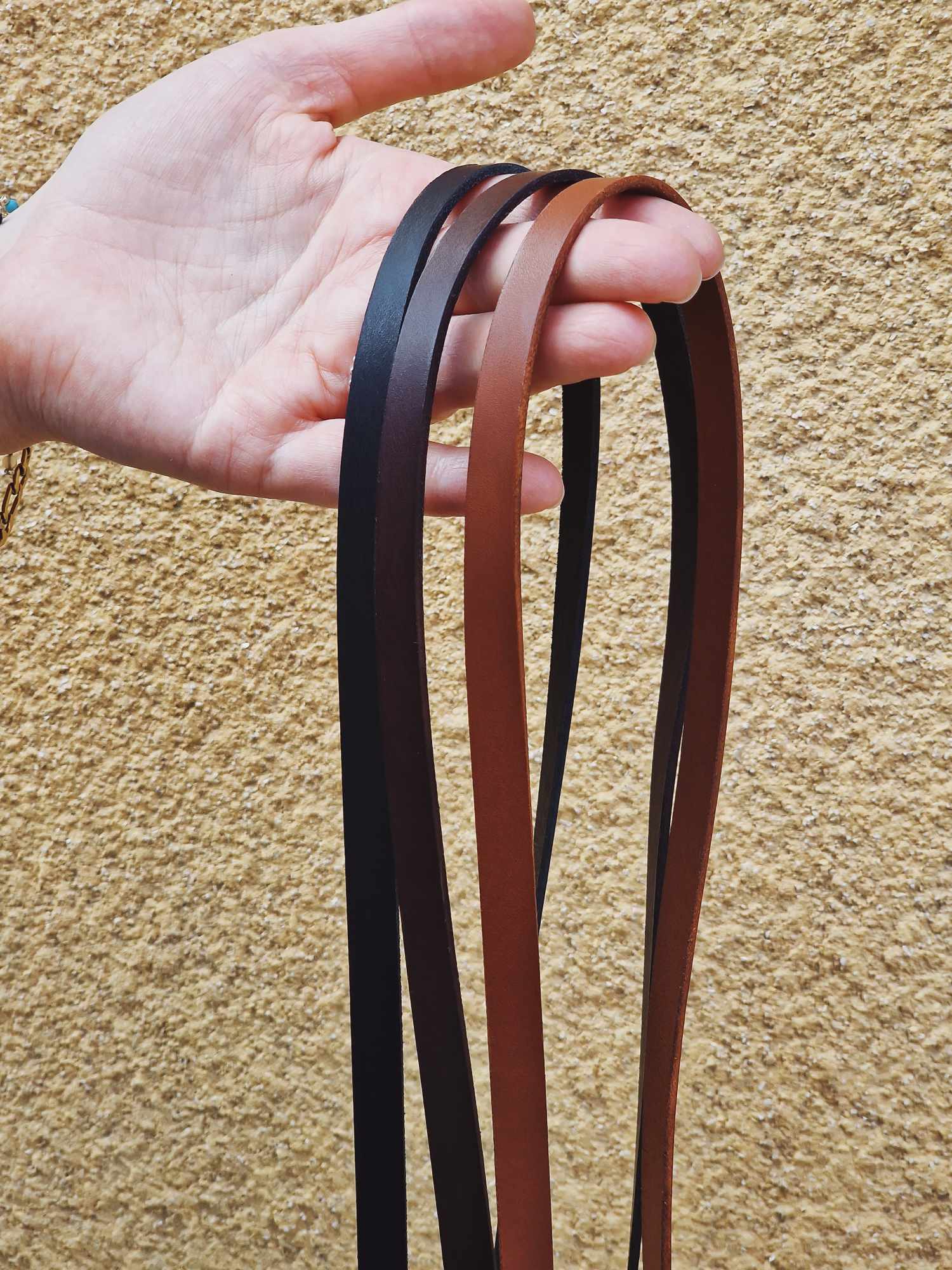 long leather keychain - 5