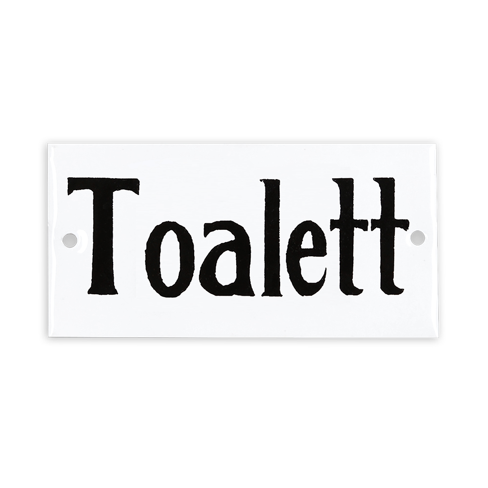 TOALETT SIGN