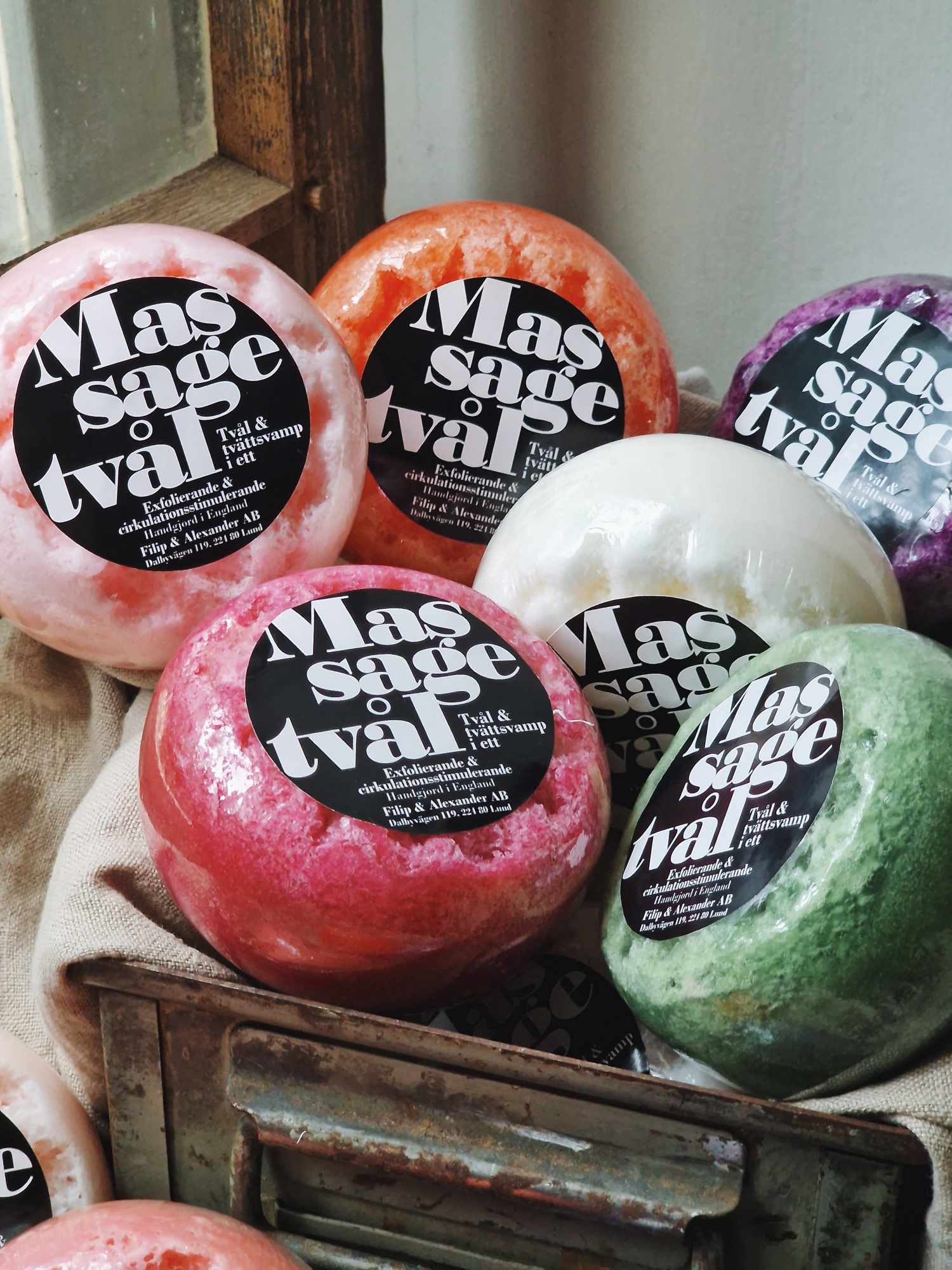 Scented stones & massage soaps