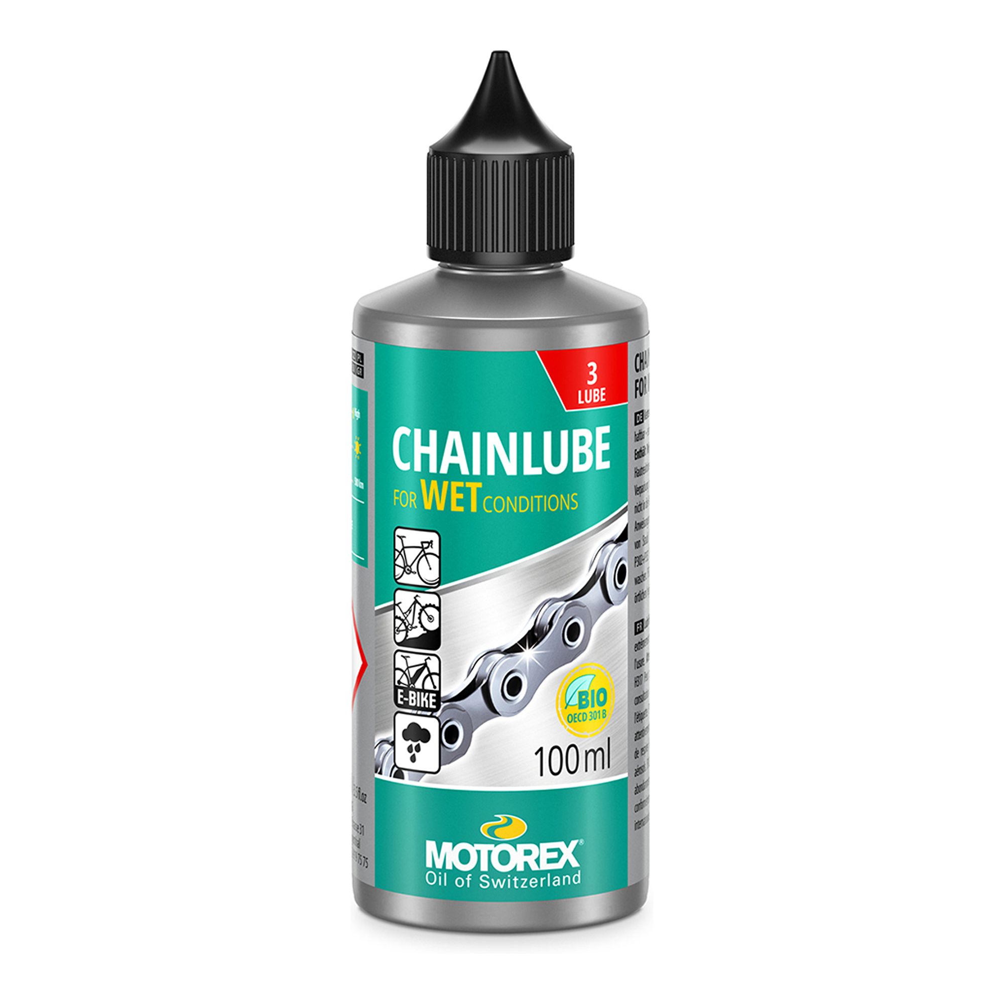 Motorex Kedjeolja Flaska 100ml Wet Conditions Cykelkedjeolja