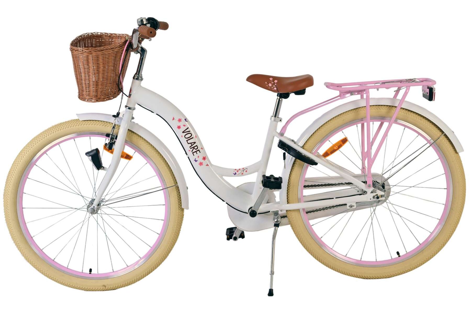 Barncykel Volare Blossom 24 tum – 3 Växlar Vit för barn 8–10 år - 8