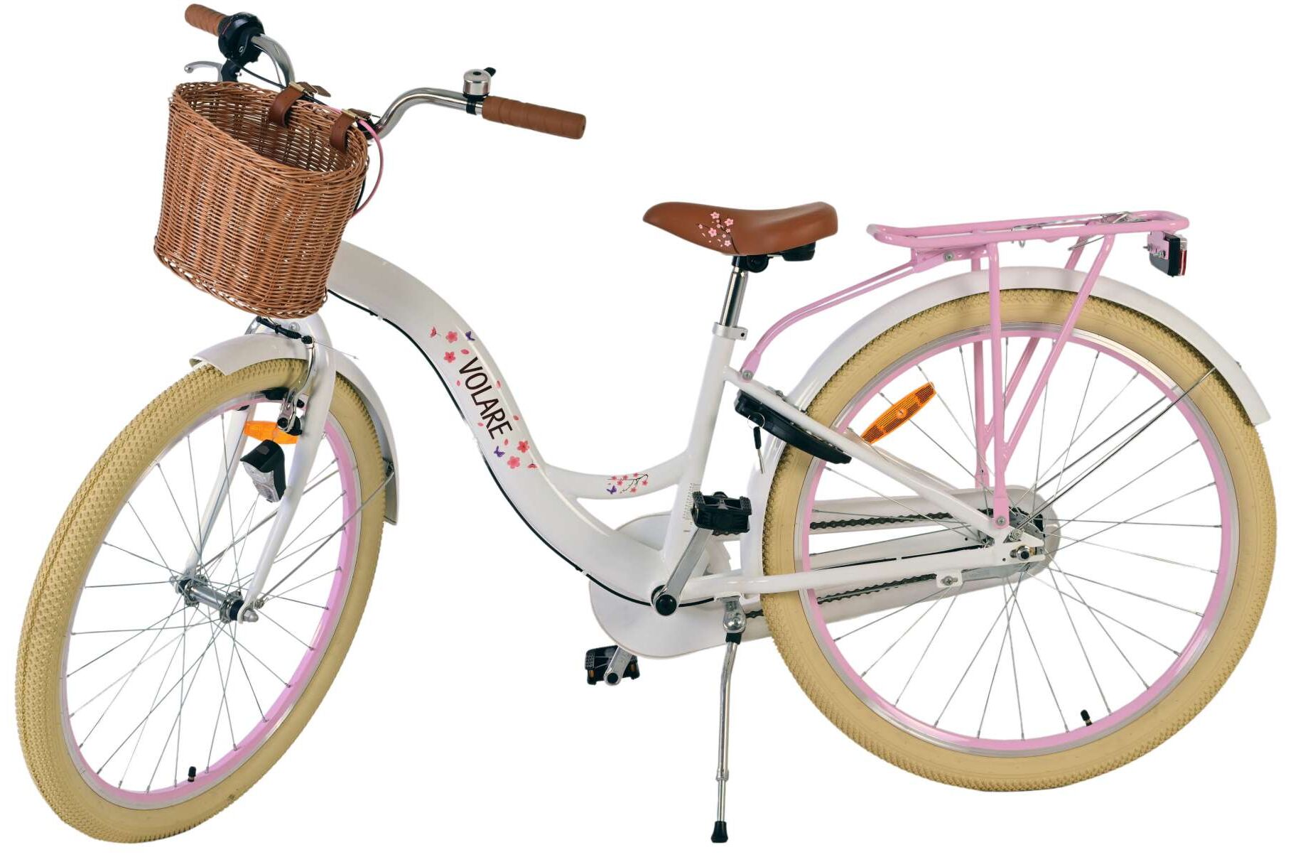Barncykel Volare Blossom 24 tum – 3 Växlar Vit för barn 8–10 år - 9