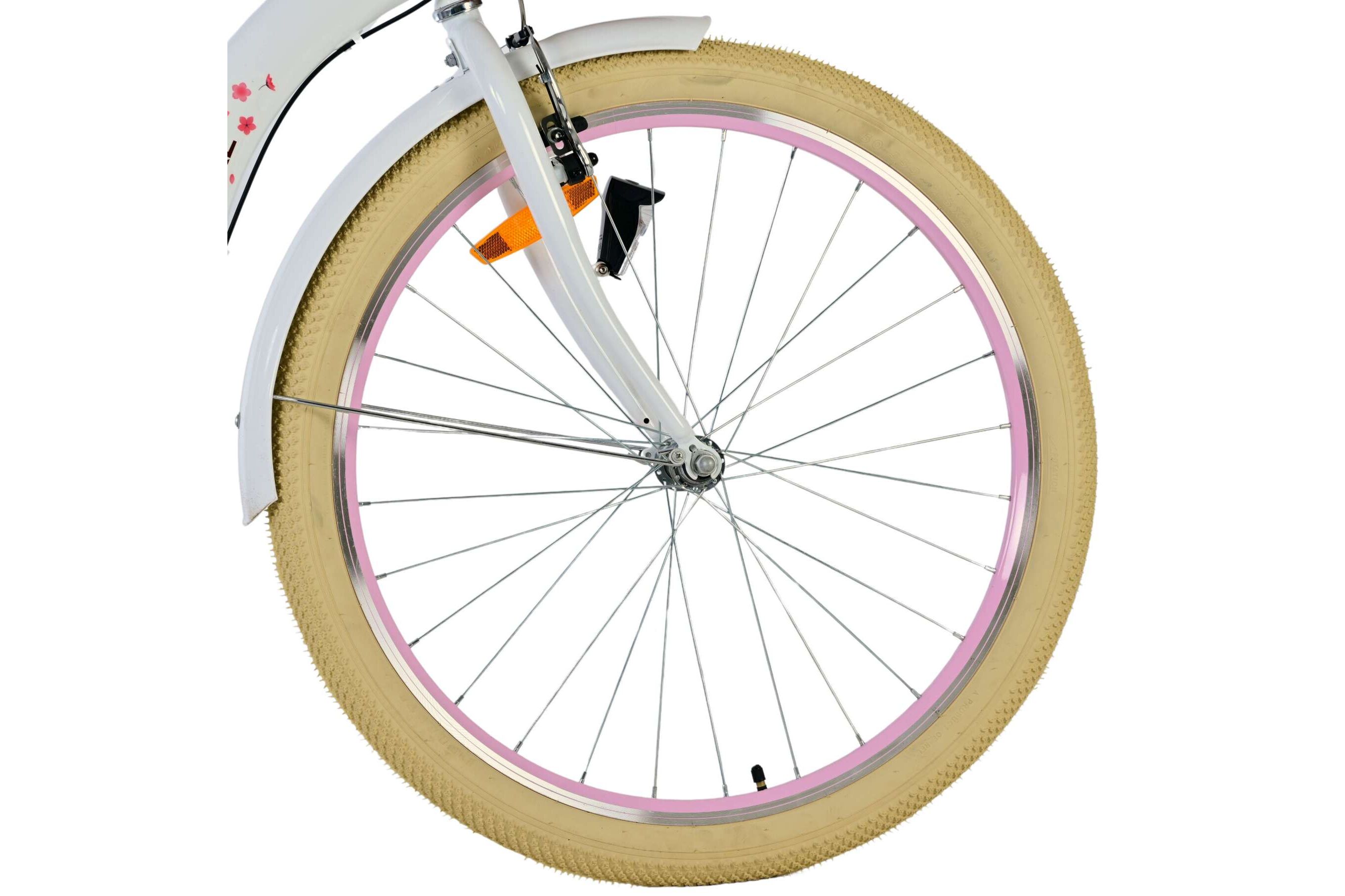 Barncykel Volare Blossom 24 tum – 3 Växlar Vit för barn 8–10 år - 4