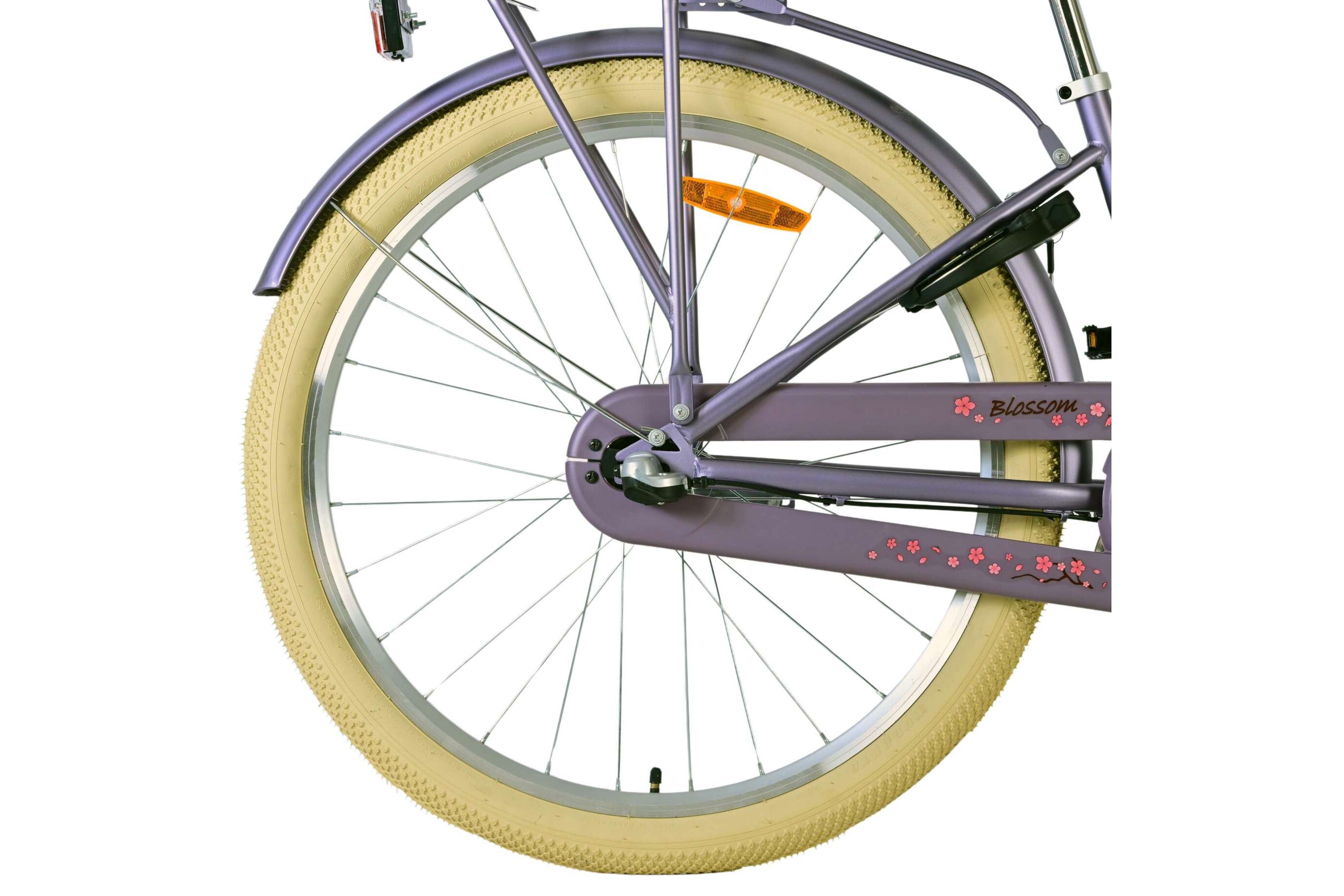 Barncykel Volare Blossom 24 tum – 3 Växlar Lila för barn 8–10 år - 4