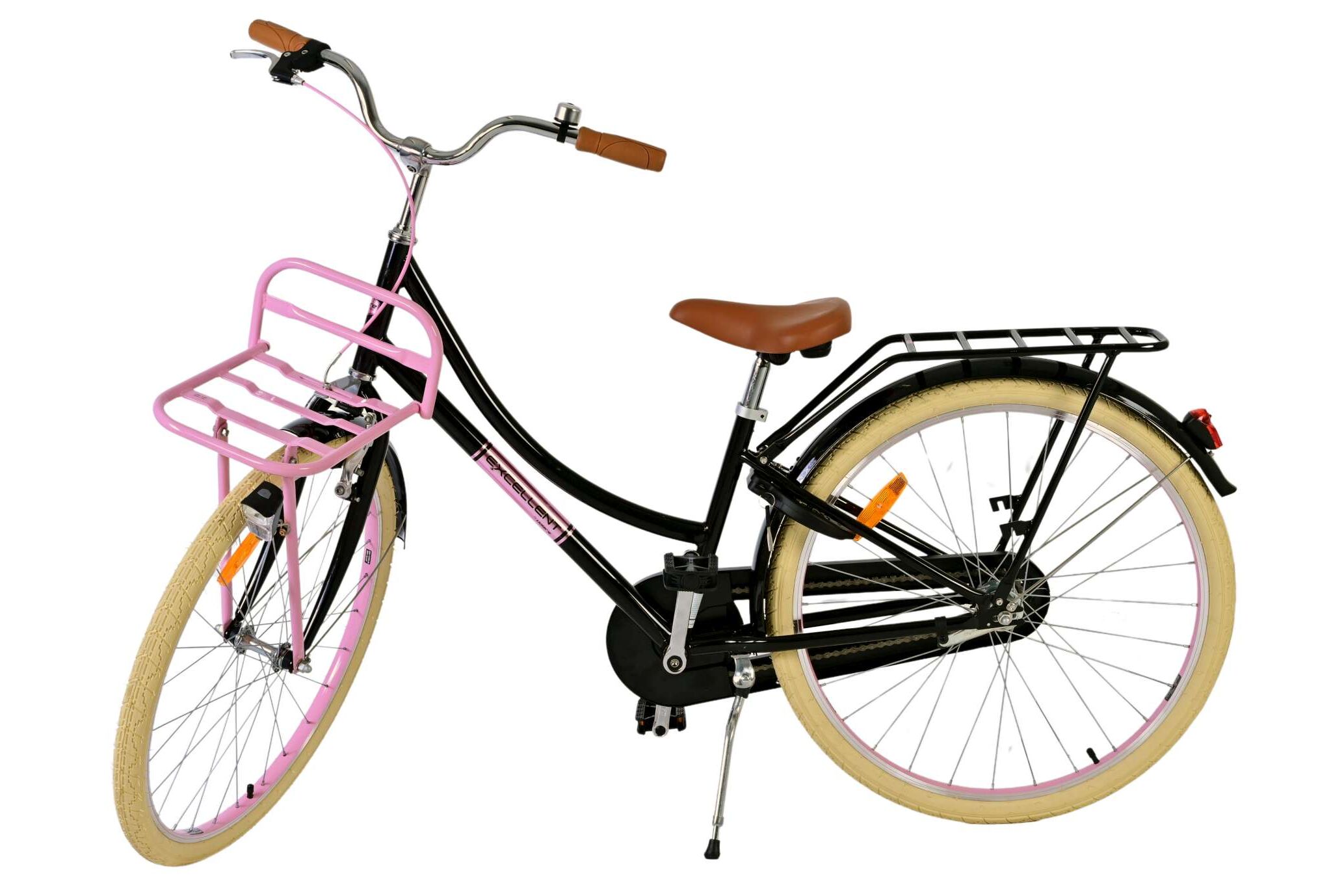 Barncykel Volare Excellent 24 tum – Svart för barn 8–10 år - 2