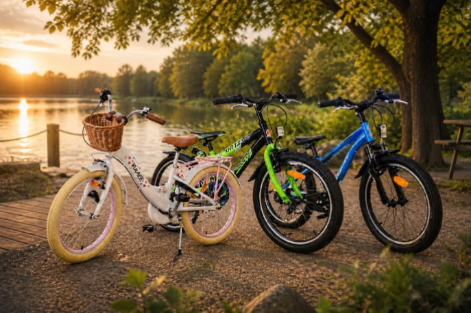 Barncykel 20 tum – för barn 6–8 år Friheten att cykla vart de vill För barn som är redo för nästa steg