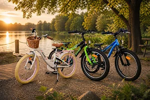 Barncykel 20 tum – för barn 6–8 år Friheten att cykla vart de vill För barn som är redo för nästa steg