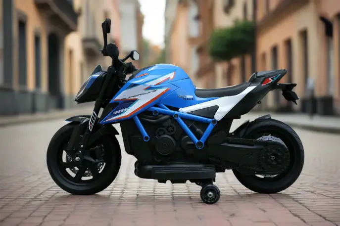 Barn motorcykel Perfekt för lek och äventyr Trygg körning varje dag