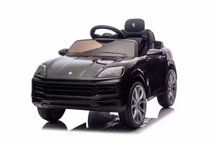 Porsche Cayenne elbil barn svart