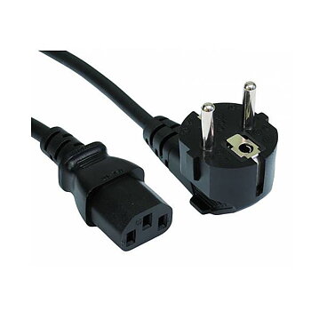 Strömkabel IEC-kontakt 2m