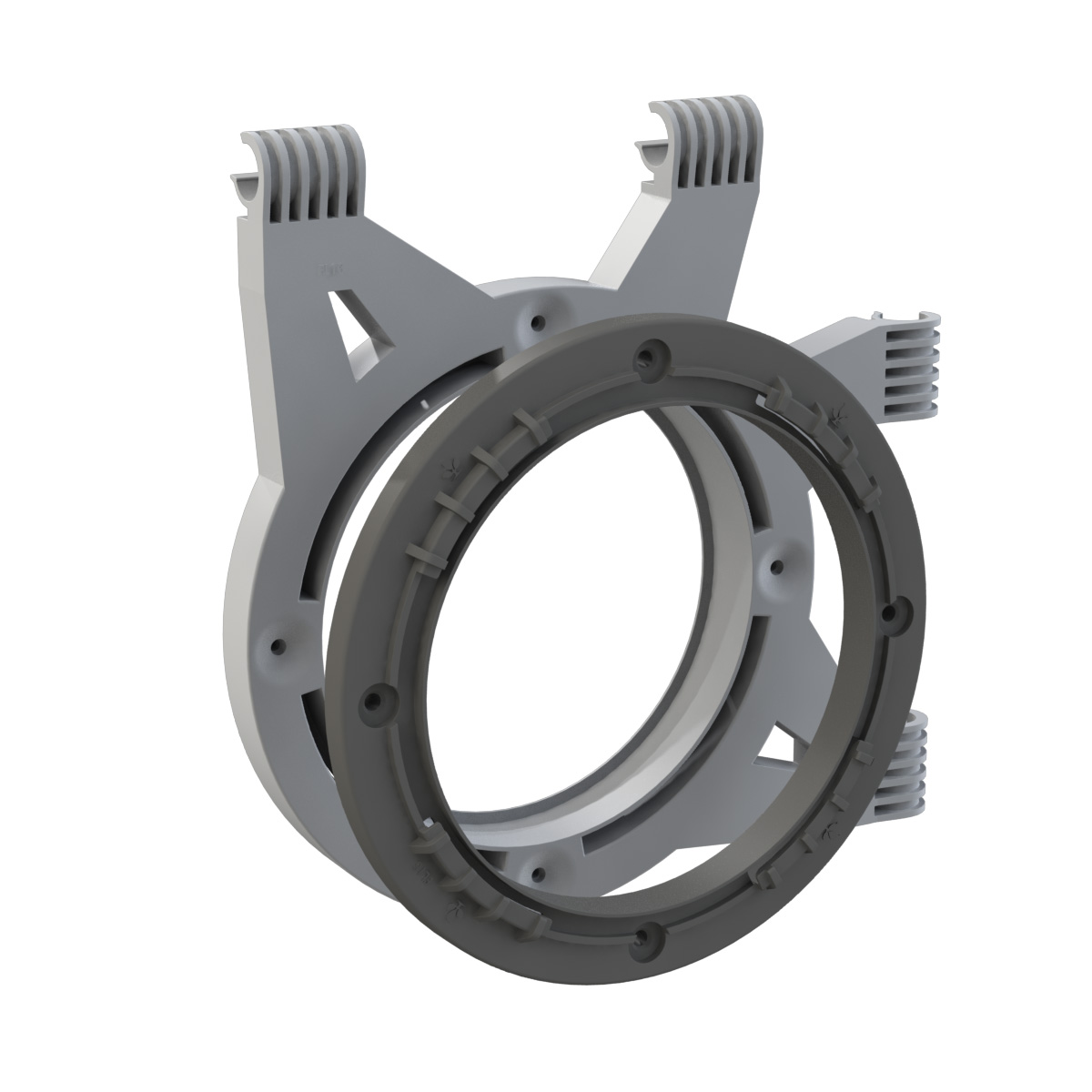 SJ Ducting Flange DF16 (Ø16 - 19mm stolpar)