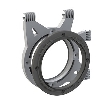 SJ Ducting Flange DF16 (Ø16 - 19mm stolpar)
