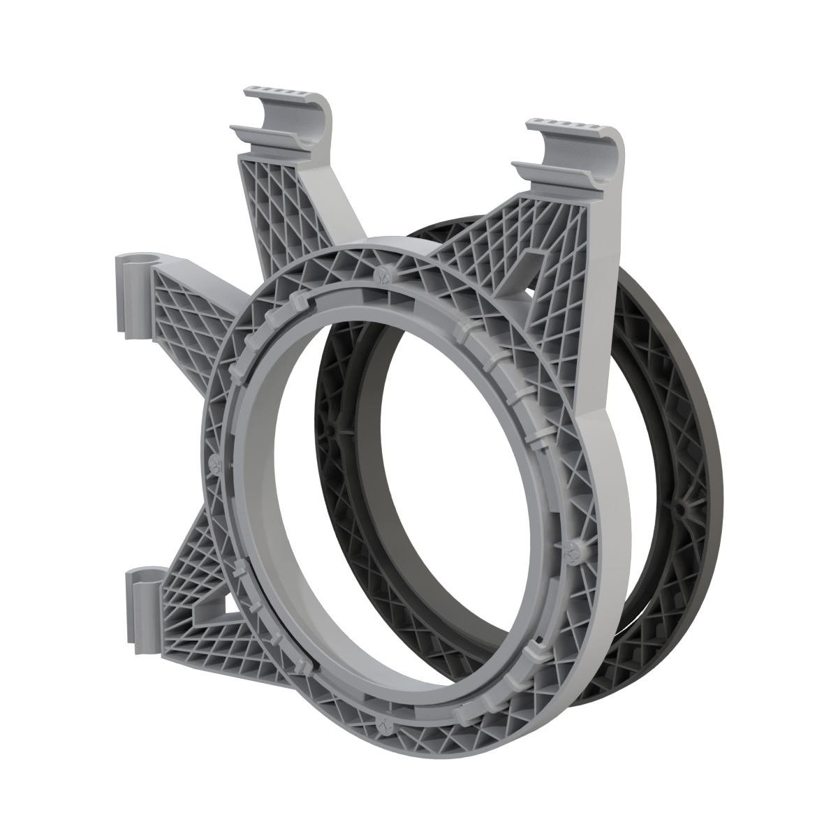 SJ Ducting Flange DF16 (Ø16 - 19mm stolpar) - 3