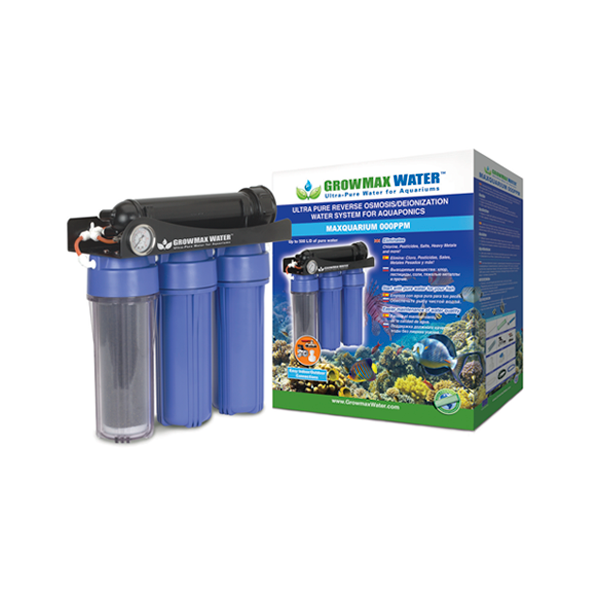 GrowMax Maxquarium 000 PPM omvänd osmos + avjonisering