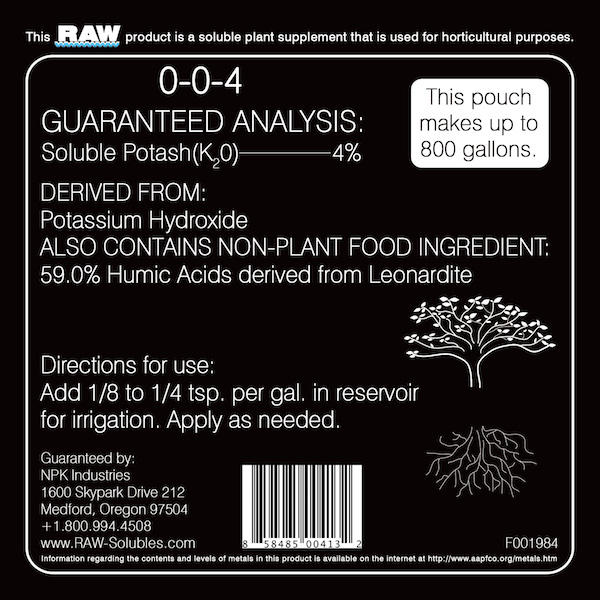 RAW Humic Acid 57g - 2