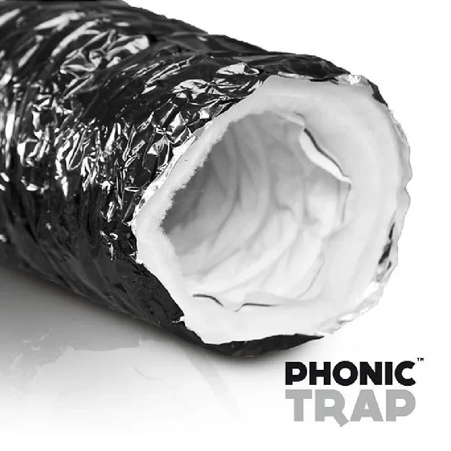Phonic Trap Ultra Silent 254mm – Ljuddämpande Ventilationsslang (3 meter)