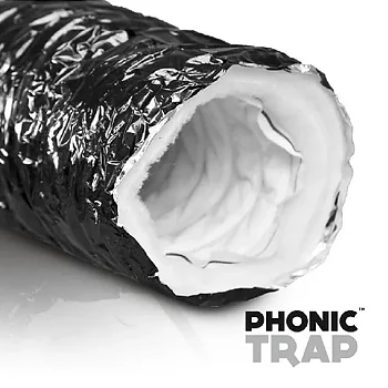 Phonic Trap Ultra Silent 254mm – Ljuddämpande Ventilationsslang (3 meter)