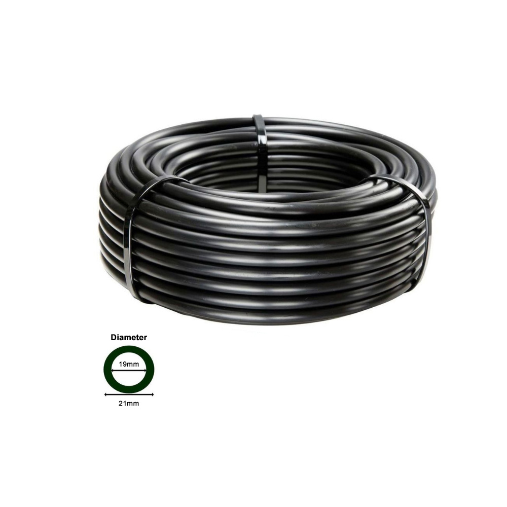 19mm LDPE slang, ytterdiameter 21mm