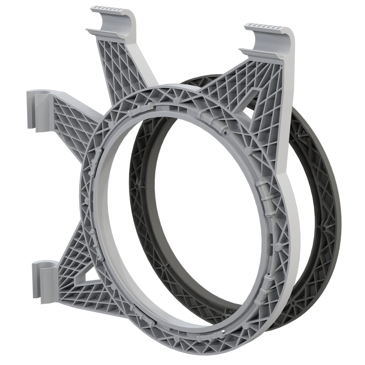 SJ Ducting Flange DF25 (Ø25mm stolpar) - 3