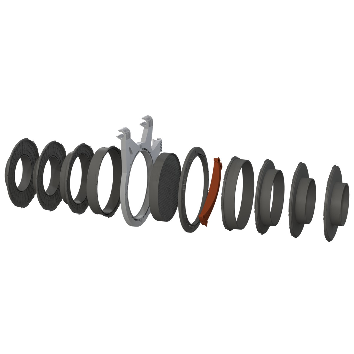 SJ Flange DF25 -  Ø150-250 mm