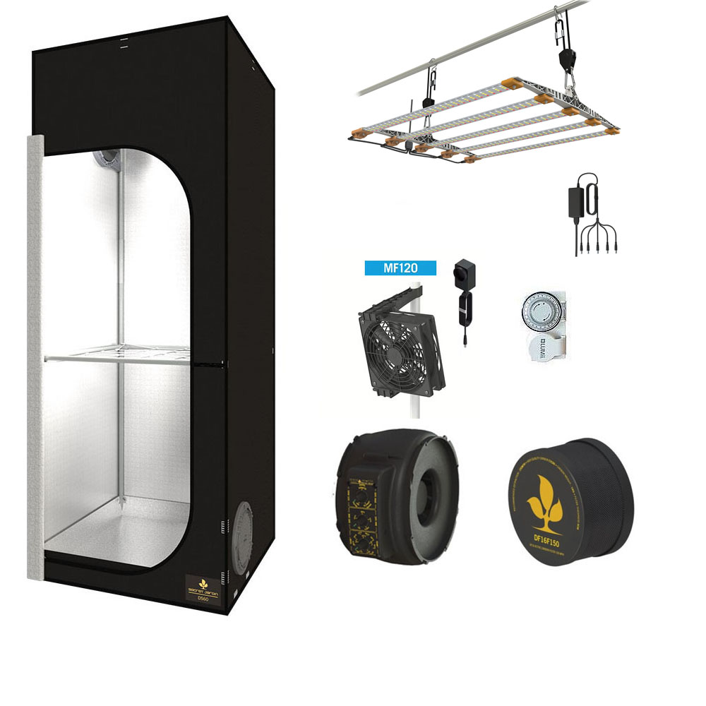 SJ Darkstreet 60 - LED 100W expert paket med temperaturstyrd EC-fläkt
