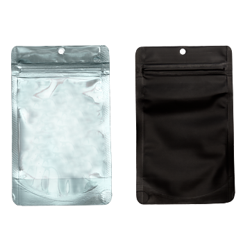 Zip Bag Smell Proof svart - Qnubu (85x130mm)