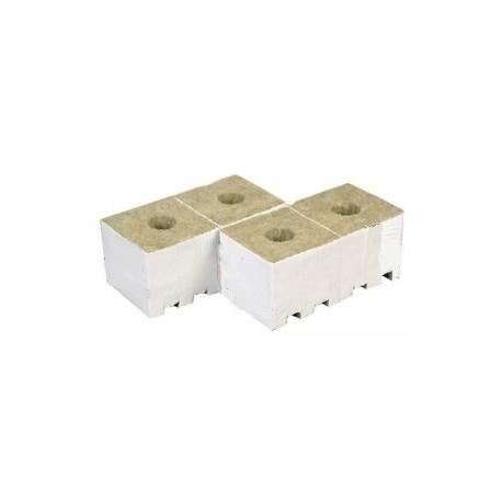Rockwool odlingskub small hole 100 x 100 x 65mm