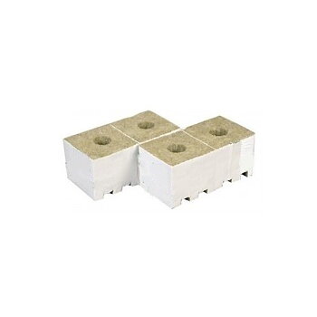 Rockwool odlingskub small hole 100 x 100 x 65mm