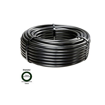 13mm LDPE slang, ytterdiameter 15mm
