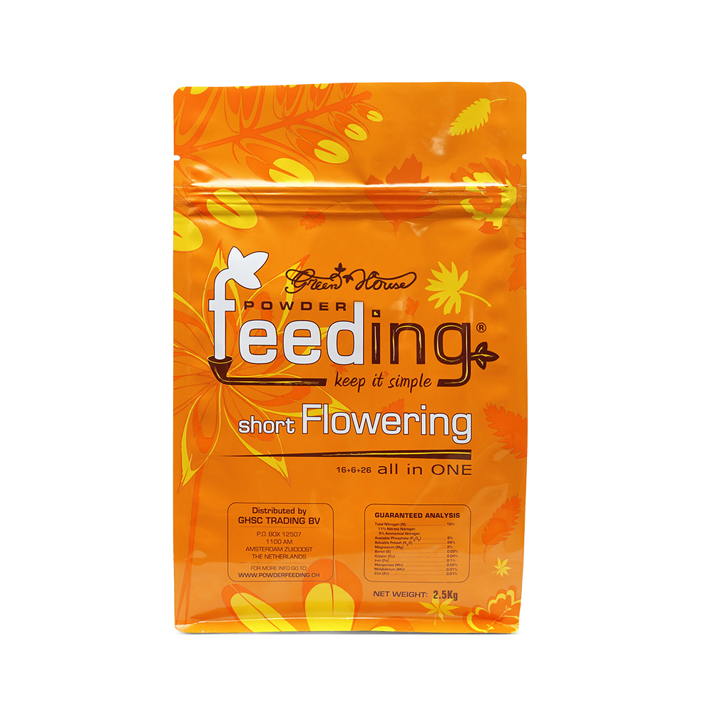 Green House Powder Feeding Short Flowering
