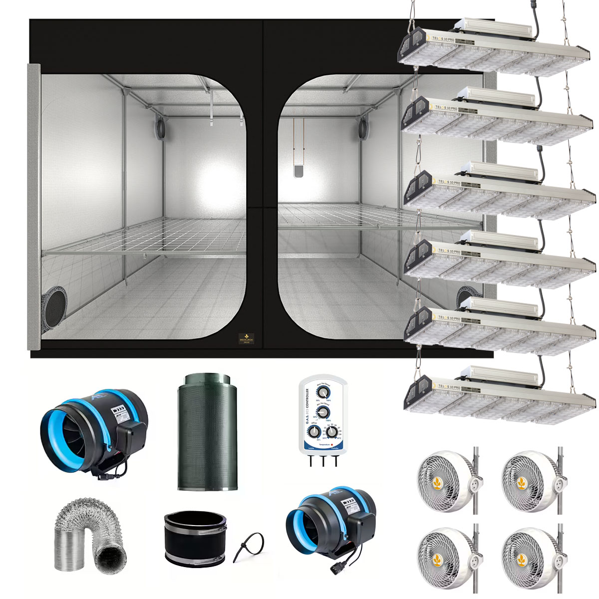 Darkroom 300 Telos LED expert paket 297 x 297 x 217cm