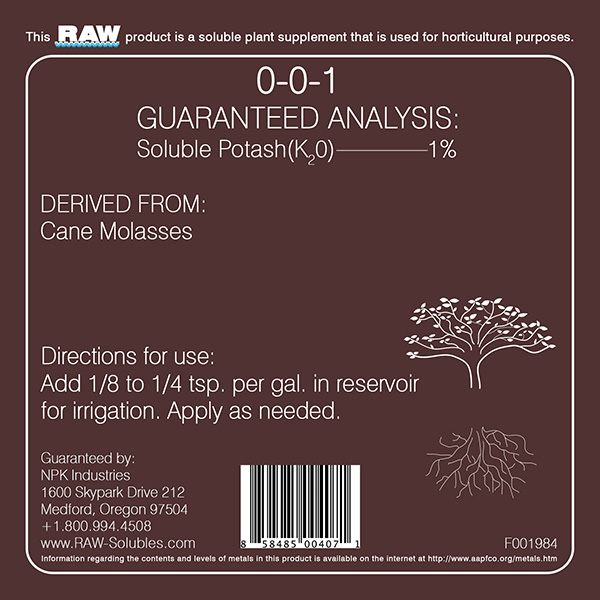 RAW Cane Molasses 57g - 2
