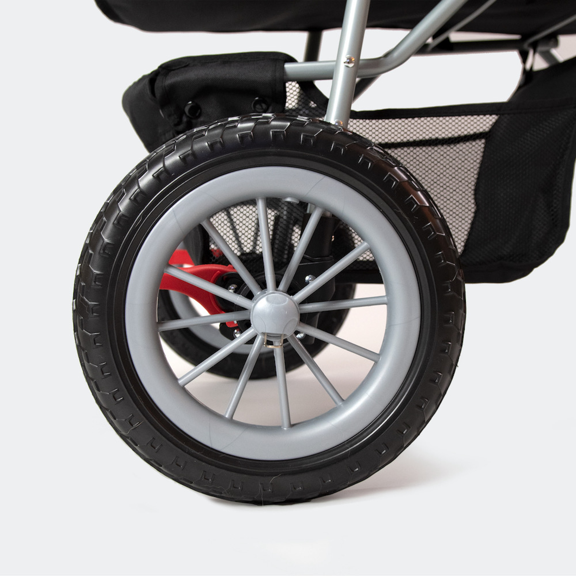 STROLLER INNOPET COMFORT EFA ECO-IPS 071/RB- MUSTA/PUNAINEN - 17