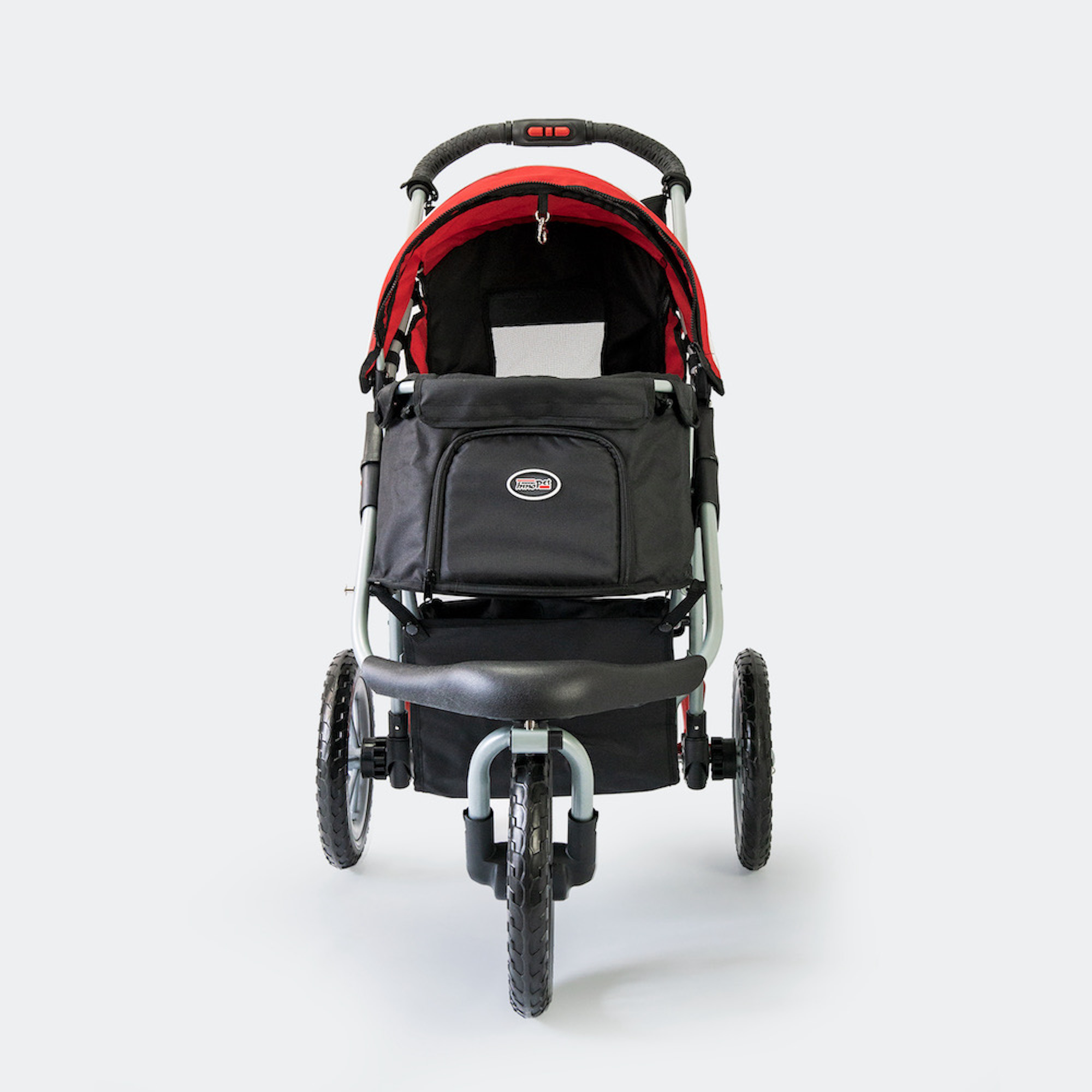 STROLLER INNOPET COMFORT EFA ECO-IPS 071/RB- MUSTA/PUNAINEN - 24