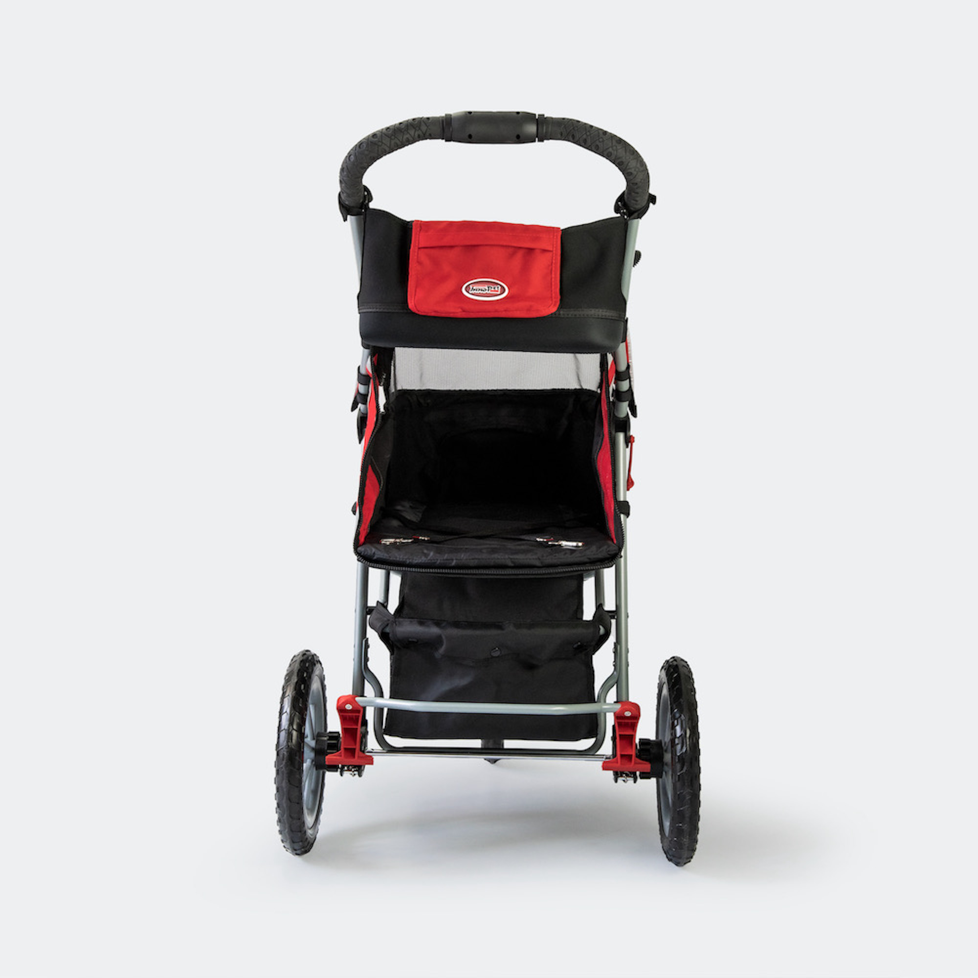STROLLER INNOPET COMFORT EFA ECO-IPS 071/RB- MUSTA/PUNAINEN - 25