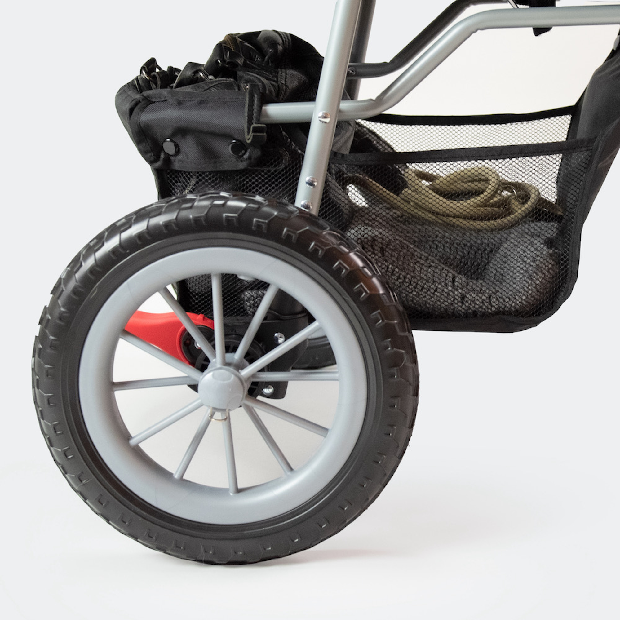 STROLLER INNOPET COMFORT EFA ECO-IPS 071/RB- MUSTA/PUNAINEN - 15