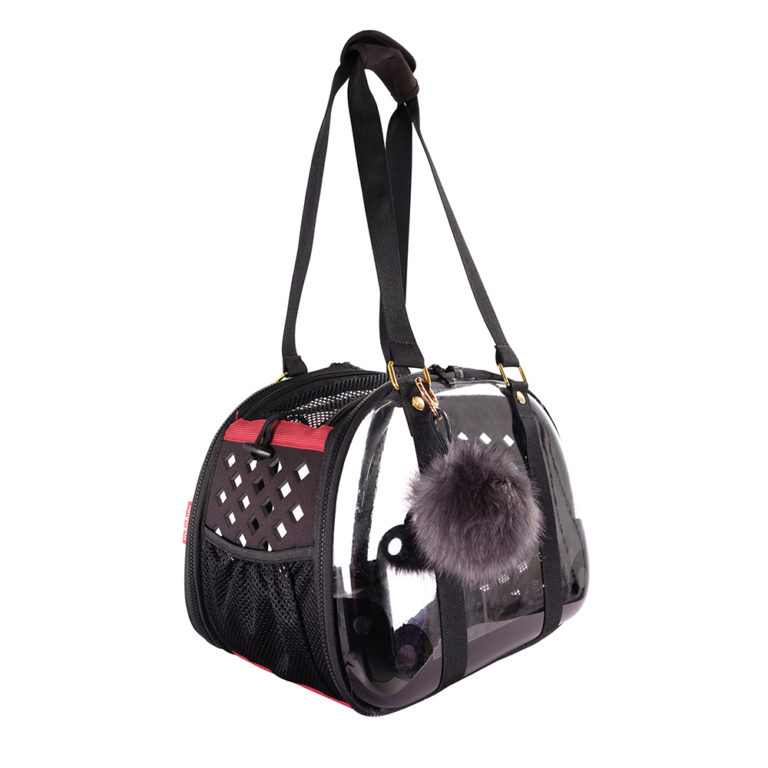 Pet Hardshell Travel Carrier – Transparent Black - 2