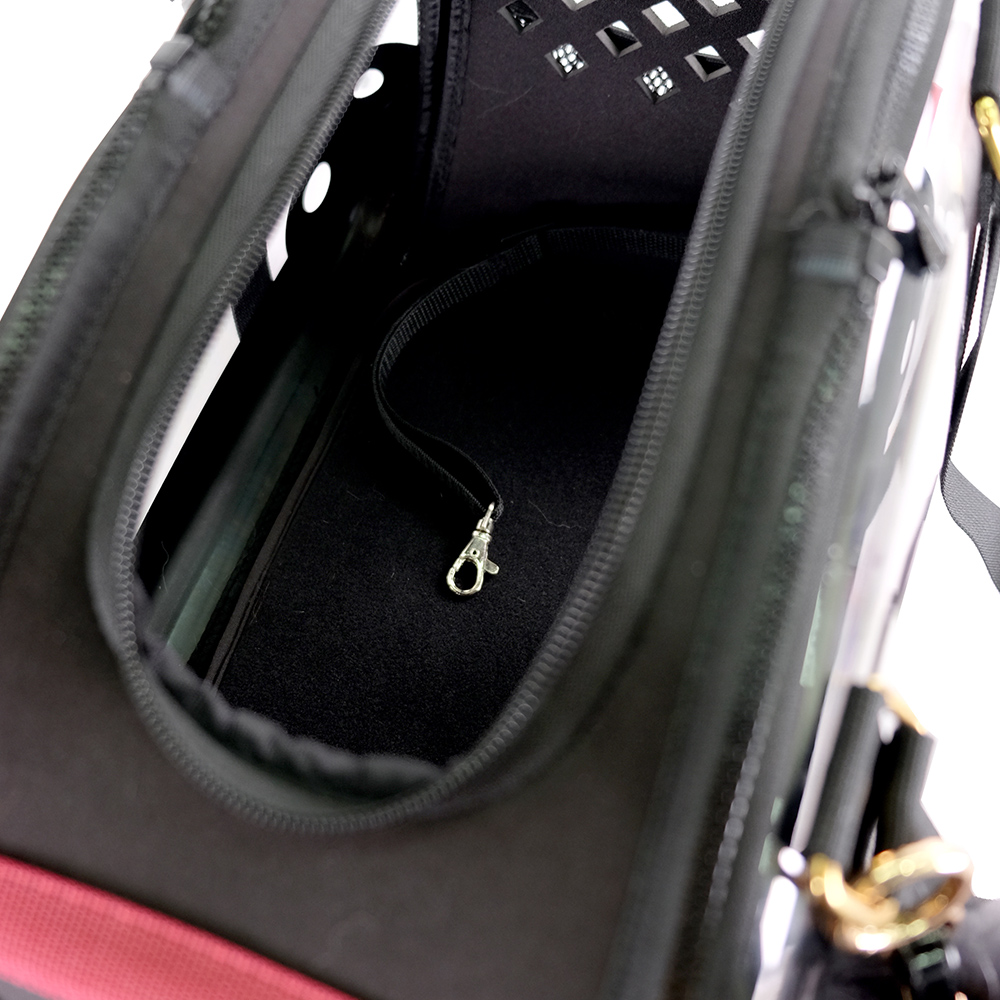 Pet Hardshell Travel Carrier – Transparent Black - 7
