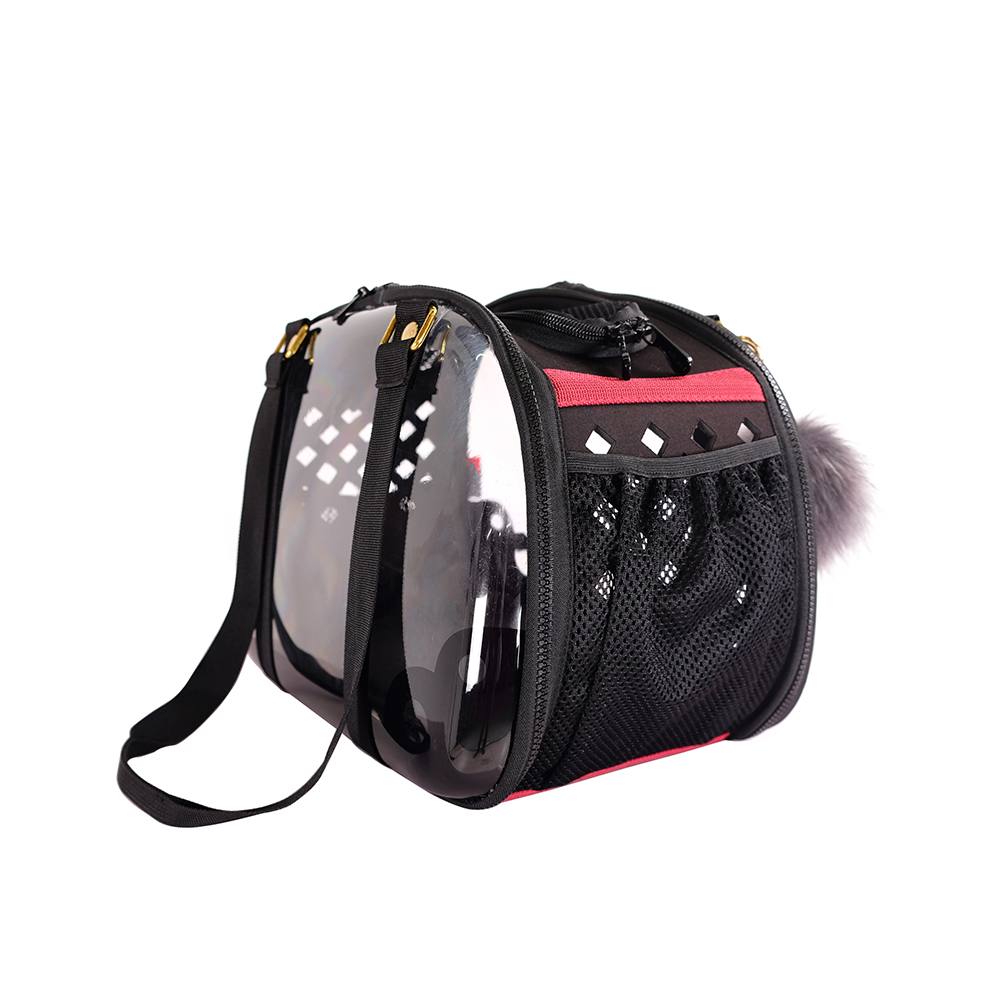 Pet Hardshell Travel Carrier – Transparent Black - 3