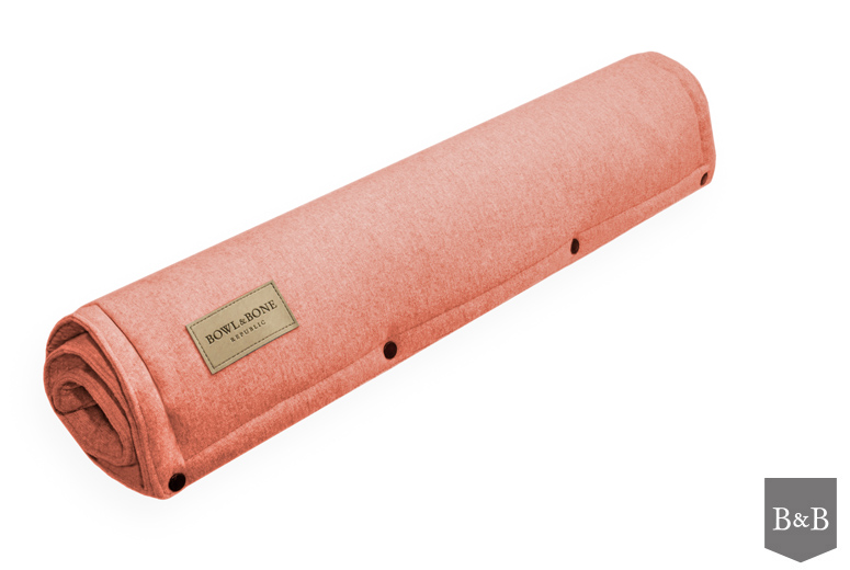 B&B Dog Mat LOFT Coral - Travel Mat - 5