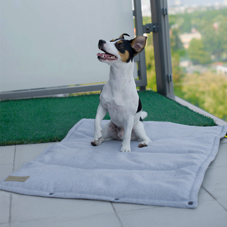 B&B Dog Mat LOFT Grey - Travel Mat - S - 2