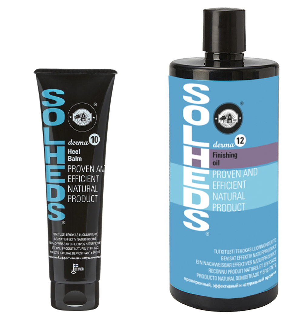 Derma10 Heel Balm 150ml & Derma12 Finishing Oil 750ml- PAKET