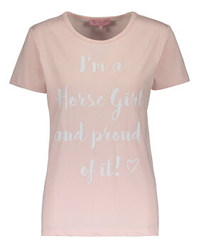 House of Horses Loose Fit T-Shirt - Pink - XL