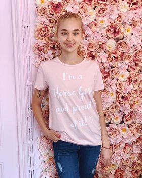 House of Horses Loose Fit T-Shirt - Pink - XL
